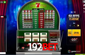 Descubra o Mundo do Cassino Online com 192BET